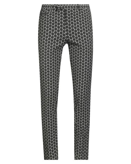 Brian Dales Gray Pants Viscose, Polyester, Cotton, Elastane for men