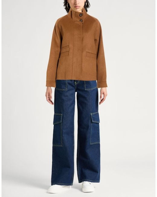 Manila Grace Brown Coat