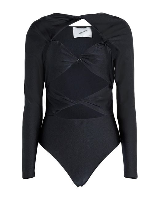 Coperni Blue Bodysuit Polyamide, Elastane