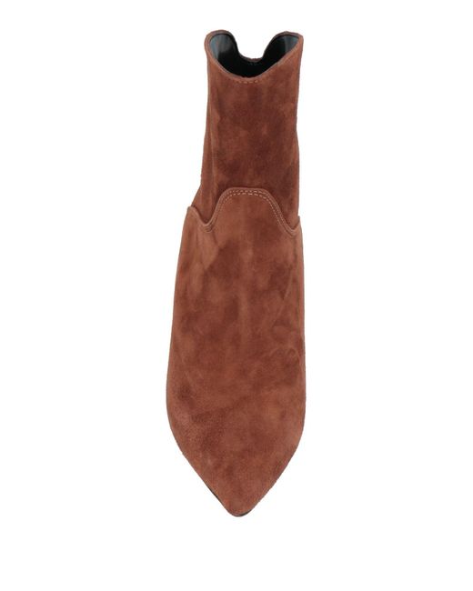 Doop Brown Ankle Boots Leather