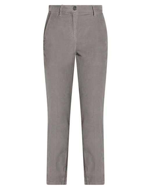 Jacob Cohen Gray Pants Cotton, Lyocell, Elastane