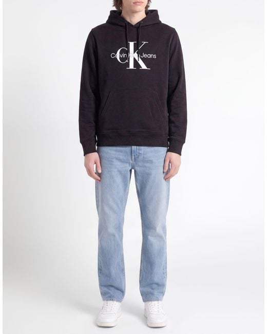 Calvin Klein Black Sweatshirt Cotton for men