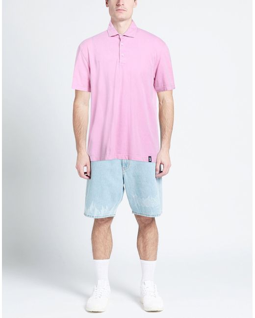 Drumohr Pink Polo Shirt for men