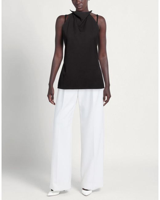 FEDERICO CINA Black Top Polyester, Viscose, Elastane