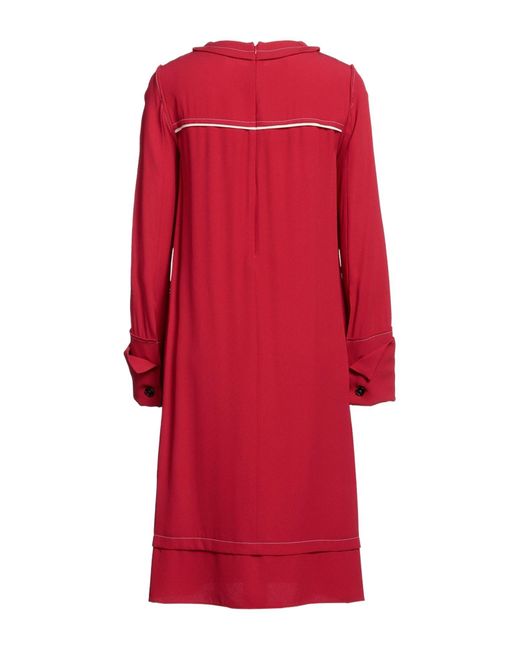 Marni Red Midi Dress