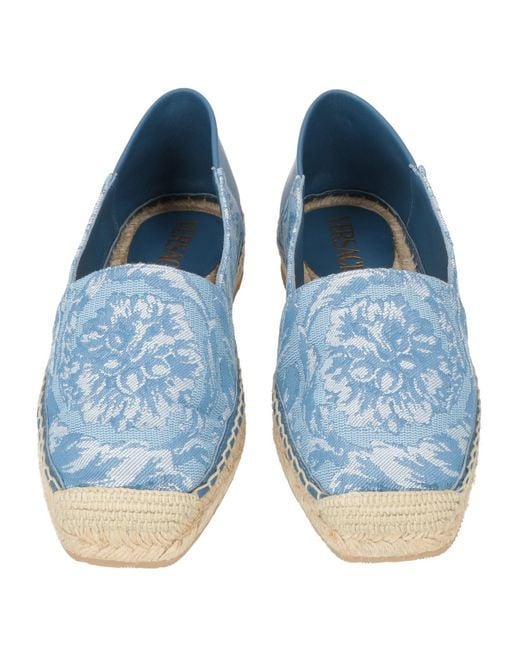 Versace Blue Espadrilles