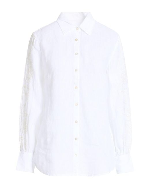 120% Lino White Shirt