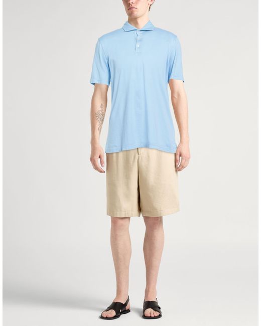 Polo Fedeli de hombre de color Blue