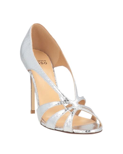 Francesco Russo Metallic Sandals