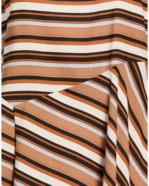 Trussardi Brown Top Viscose, Polyamide