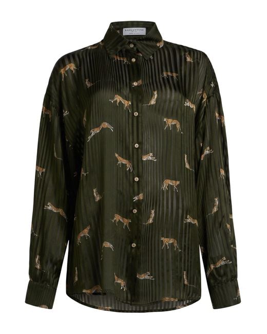 Ballantyne Green Shirt Silk