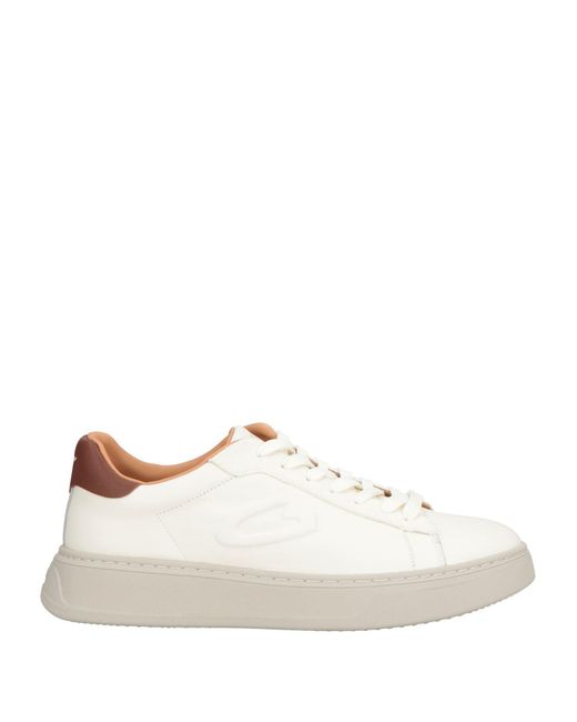Alberto Guardiani White Trainers for men