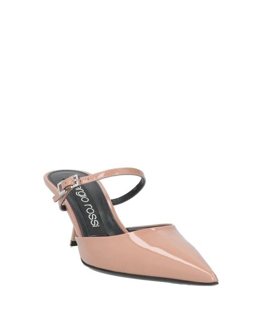 Sergio Rossi Pink Mules & Clogs Leather
