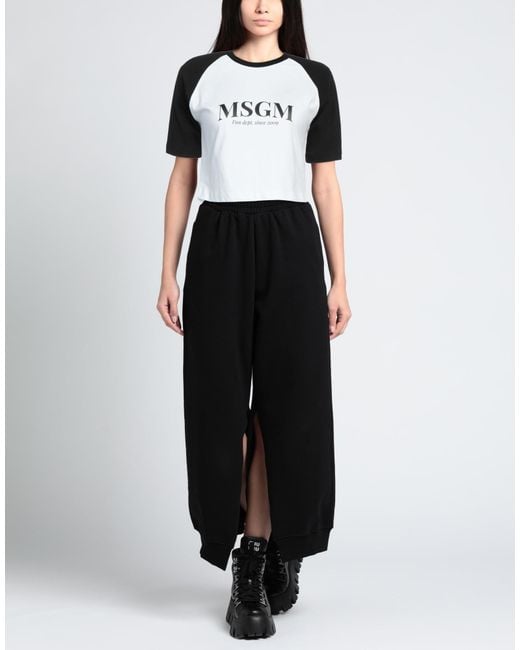 MSGM Black T-shirt