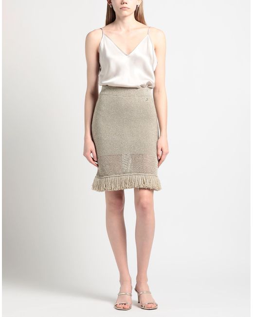 Liu Jo Natural Mini Skirt