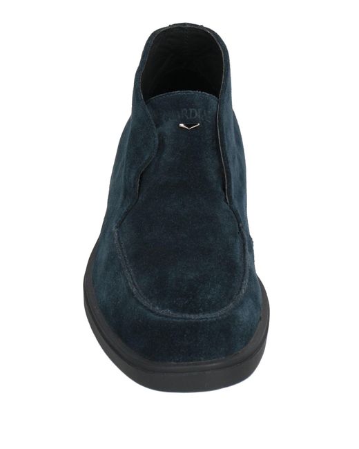 Alberto Guardiani Blue Ankle Boots for men