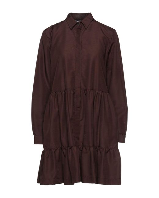 Caliban Brown Short Dress