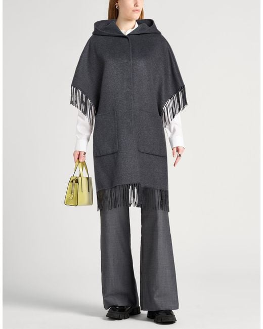 ViCOLO Gray Charcoal Cape Wool, Polyester