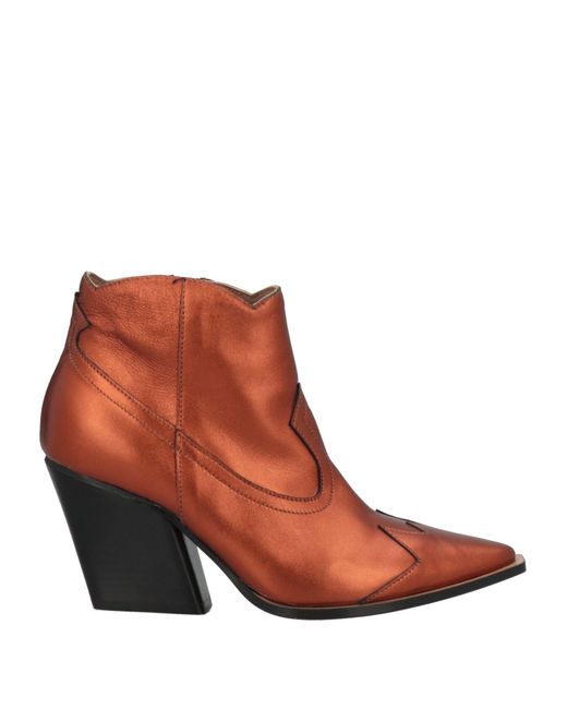 Giancarlo Paoli Brown Ankle Boots