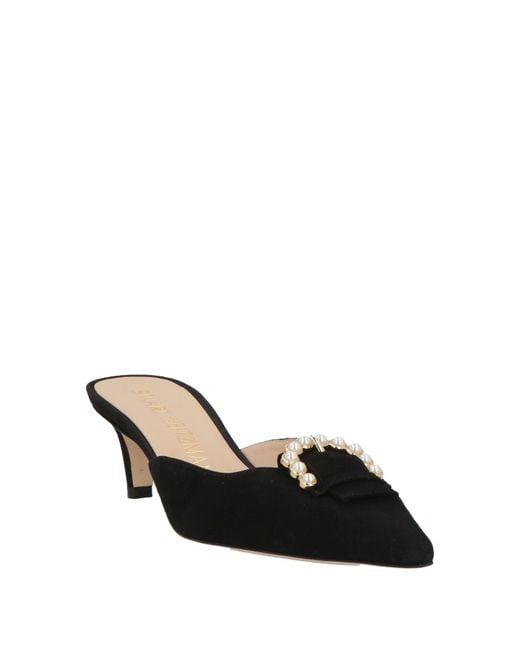 Stuart Weitzman Black Mules & Clogs