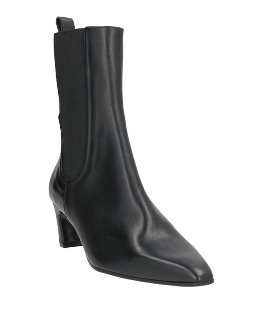 Zinda Black Ankle Boots Leather