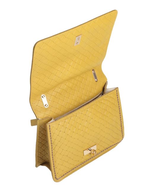 Plinio Visona' Yellow Cross-body Bag