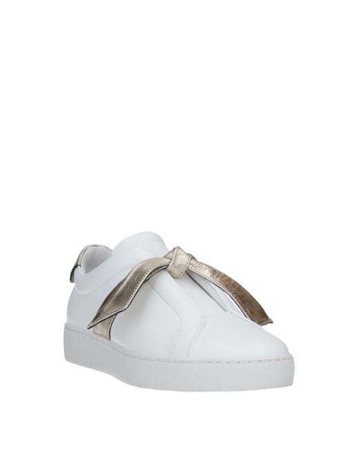 Alexandre Birman White Sneakers Soft Leather
