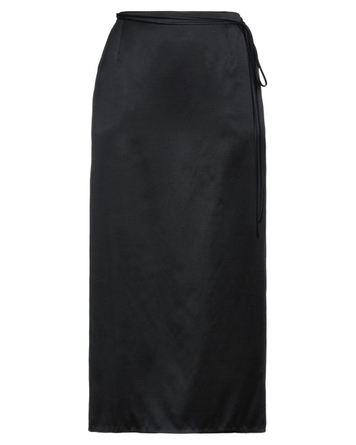 Magda Butrym Black Midi Skirt