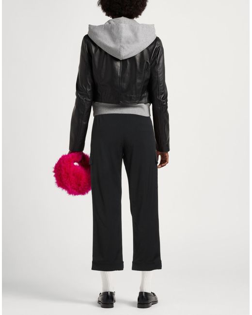 Liu Jo Black Pants Polyester, Viscose, Elastane