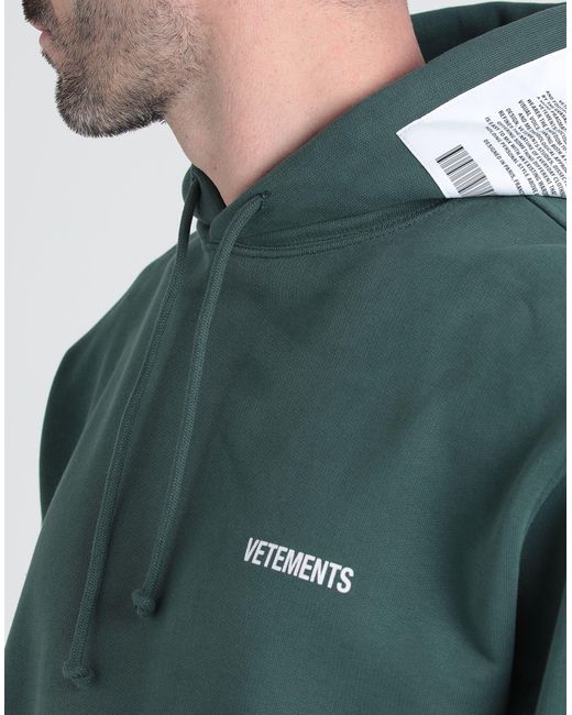 Vetements Green Sweatshirt for men
