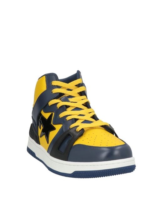 A Bathing Ape Yellow Trainers for men