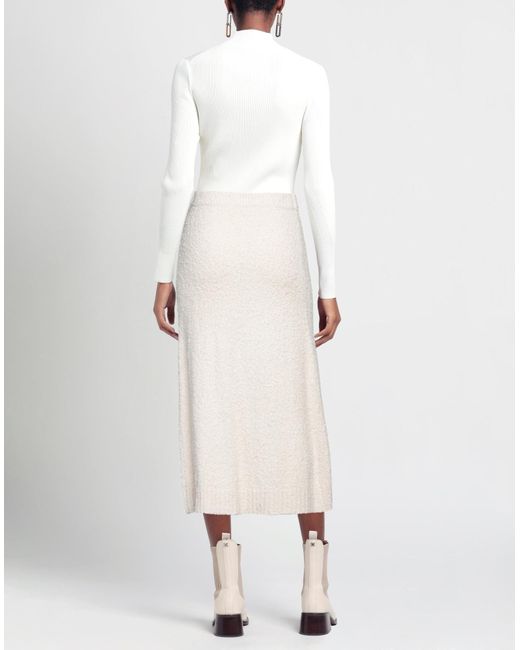 SMINFINITY White Midi Skirt