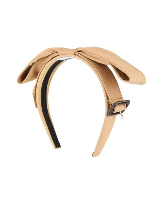 Moschino White Camel Hair Accessory Textile Fibers