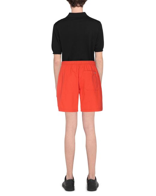 tommy hilfiger red shorts mens