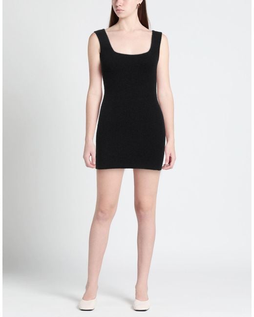 Wardrobe NYC Black Mini Dress Cotton, Polyamide, Elastane