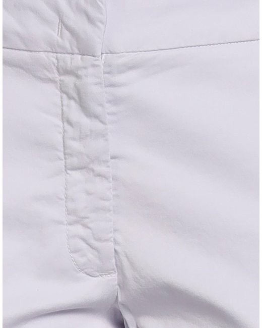 Rossopuro Gray Pants Cotton, Elastane