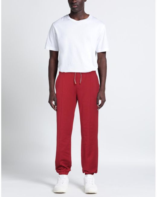 Eleventy Red Trouser for men