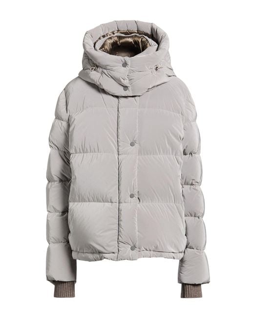 Moorer Gray Puffer Cotton, Polyester