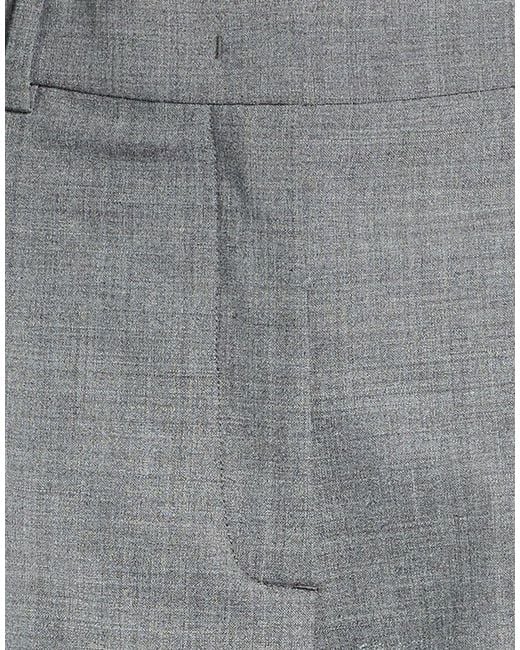 THE GARMENT Gray Pants Polyester, Wool, Elastane