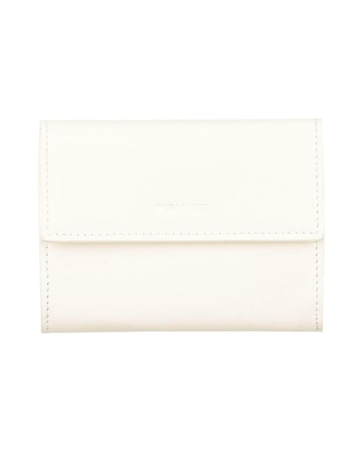 Jil Sander Natural Coin Purse Leather