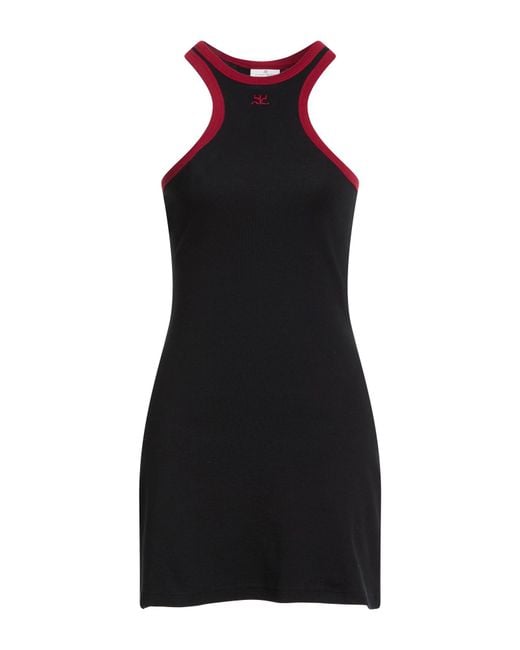 Courreges Black Mini Dresses