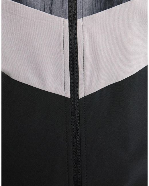 EA7 Black Tracksuit Polyester, Elastane for men