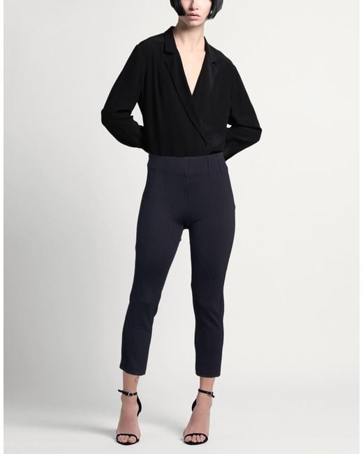 Soallure Blue Pants Viscose, Polyamide, Polyester, Elastane