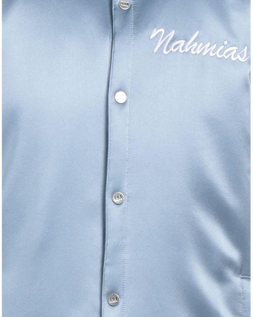NAHMIAS Blue Jacket for men