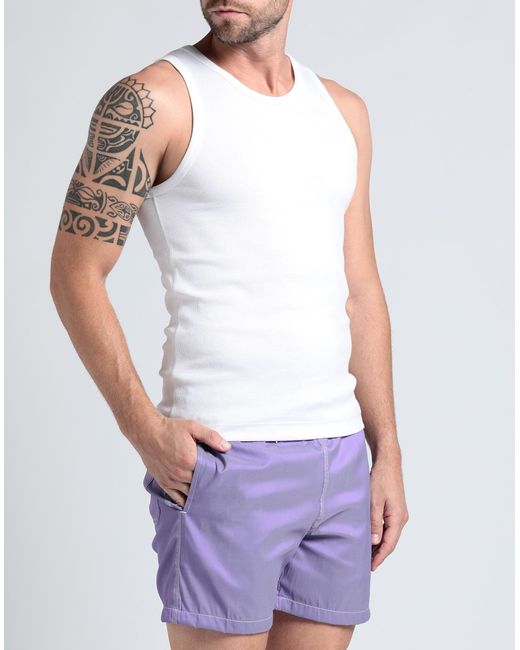 Malo Purple Swim Trunks for men