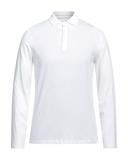 Majestic Filatures White Polo Shirt for men