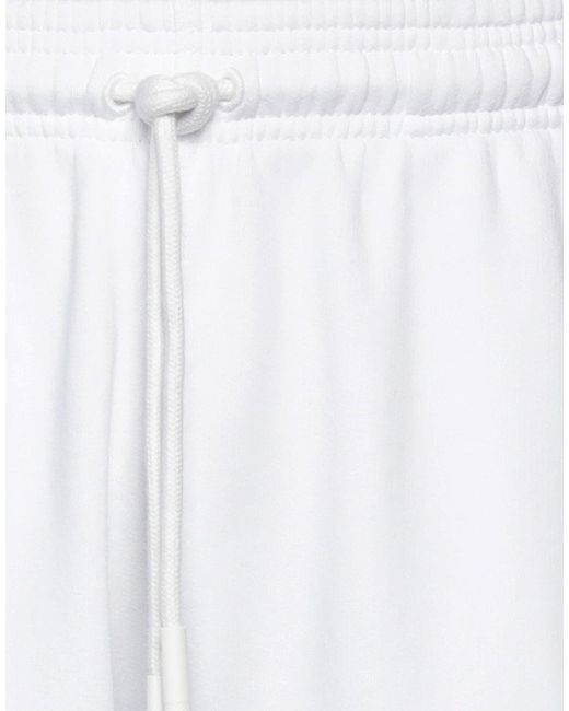 Marcelo Burlon White Trouser for men