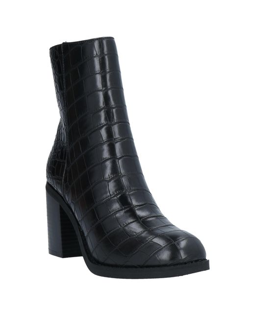Colors Of California Black Ankle Boots
