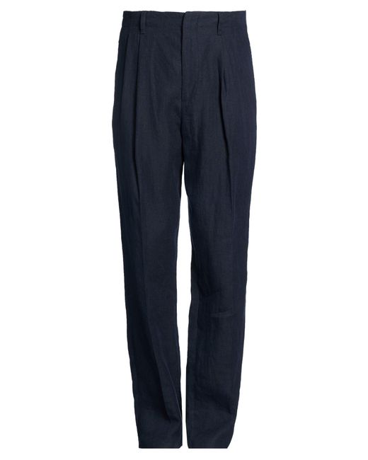 Lardini Blue Midnight Pants Linen for men