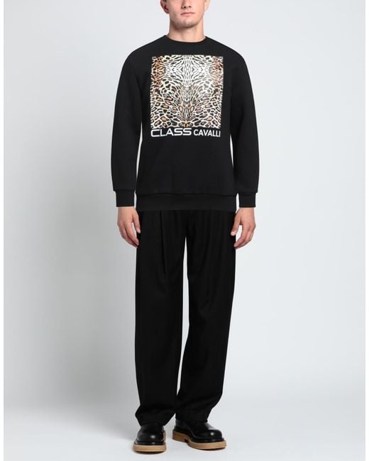 Sudadera Roberto Cavalli de hombre de color Black